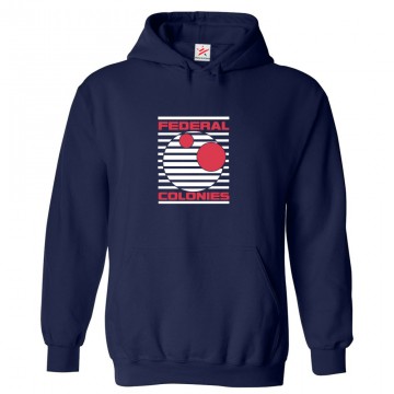 Federal Colonies Total Recall Unisex Classic Kids and Adults Pullover Hoodie for Sci-Fi Movie Fans